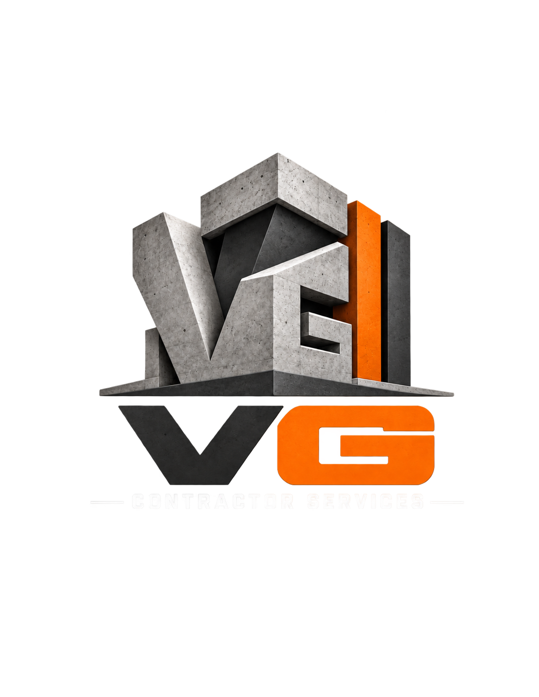 VG Contractor Services concrete logo